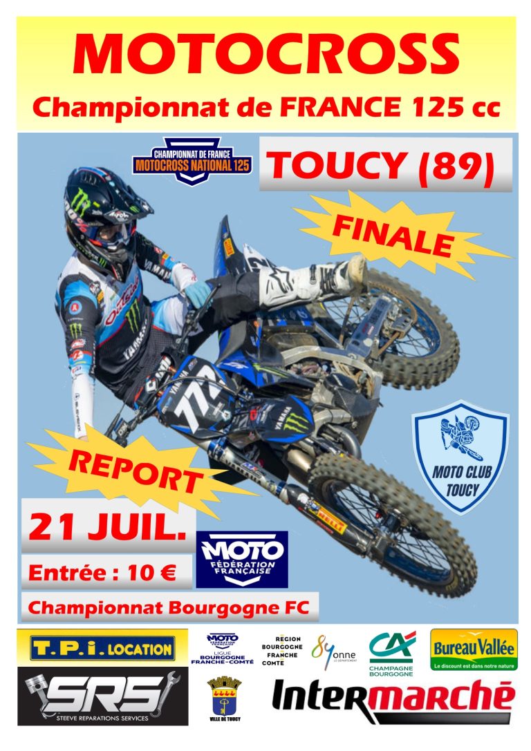 Affiche motocross 21 juillet 2024