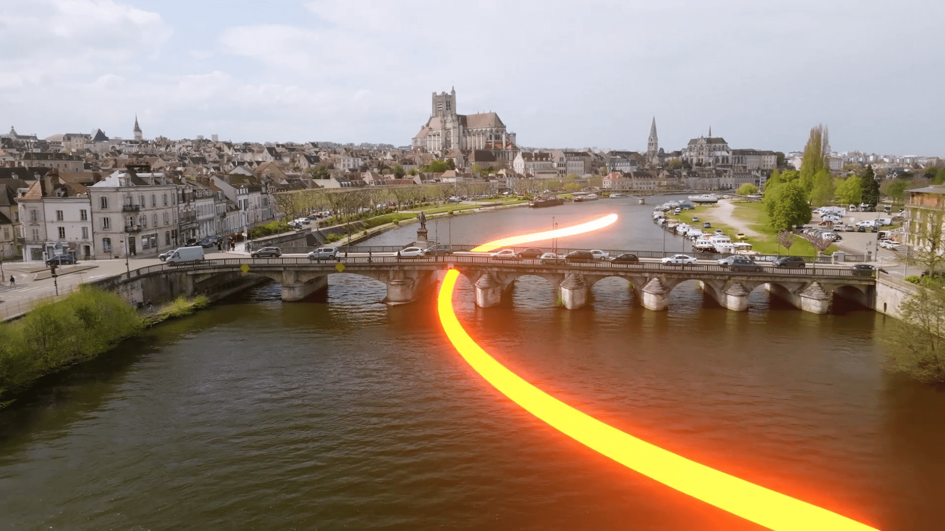 Relais de la Flamme Olympique dans l'Yonne