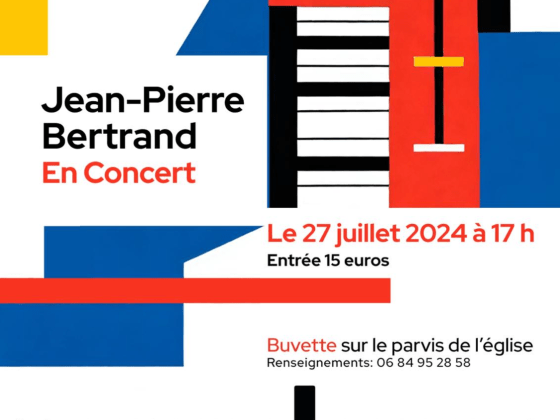 Jean-Pierre Bertrand donne un concert de Boogie-woogie à l'église de Treigny le 27 juillet !